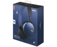 AKG Y500 Wireless Niebieskie - 508027 - zdjęcie 4